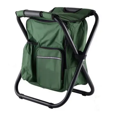 (Green) in Backpack Chair Folding Camping Chair Bag Fishing Stool Convenient Wear-resistantv for