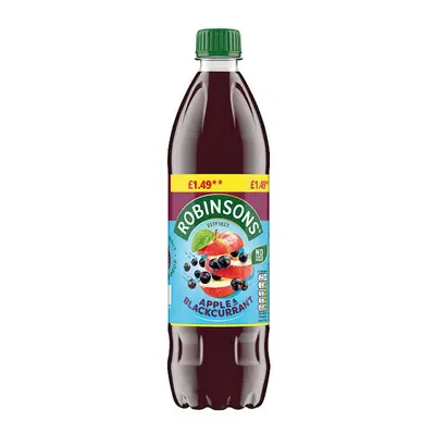 Robinsons Apple & Blackcurrant 750ml (Case of x 750ml)