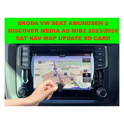 SKODA SEAT AMUNDSEN DISCOVER MEDIA AS MIB2 SAT NAV MAP SD CARD