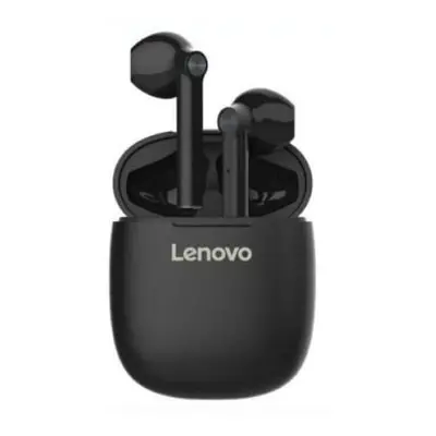 Lenovo HT30 Bluetooth Wireless Stereo Headphones, In-Ear Earbuds with Touch Control, Built-in Mi