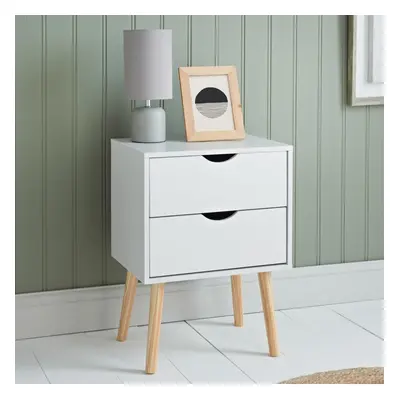 Simply Tier Bedside Table Complete with plenty of storage room.