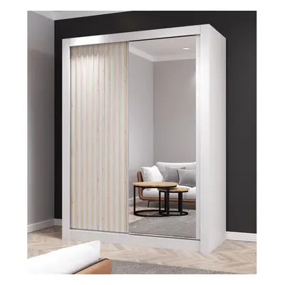 (WHITE, 180CM) FHI-kingston Modern Sliding Door Wardrobe