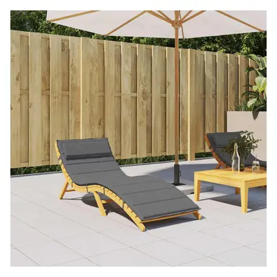 vidaXL Sun Lounger Cushion Anthracite 70.9""x23.6""x1.2"" Oxford Fabric