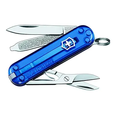 Classic SD Pocket Knife,Blue (Transparent Blue) ,58 mm