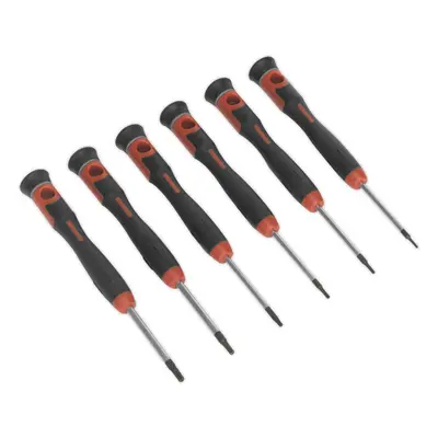 6 PACK Precision Screwdriver Set - Spinner Top TRX Star Security Magnetic Head