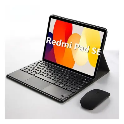 (black, xiaomi pad 5pro 12.4inch) Bluetooth Keyboard Leather Case For Xiaomi Pad 6 Pro Redmi Pad