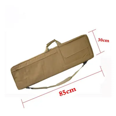 (Tan 85CM) 85cm/100cm Hunting Gun Bag Army Shooting Sniper Gun Case Military Fishing Bag Camping