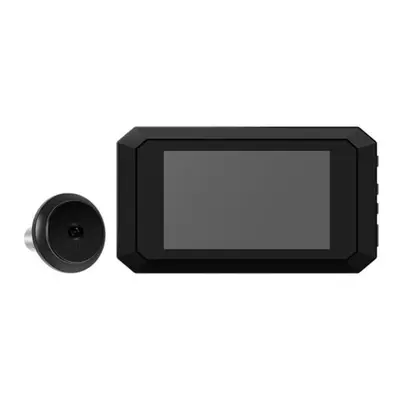 (black) Visual Doorbell Digital Electronic Viewfinder With Lcd Screen Night Vision Easy To Insta