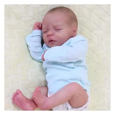 (stuffed body) Npk 46cm Sleeping Darren Reborn Newborn Baby Toy Lifelike Real Soft Touch