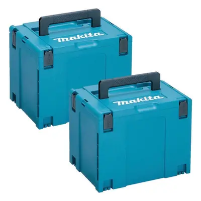 2x Makita MAKPAC Stacking Connector Tool Case Systainer TYPE 396 X X