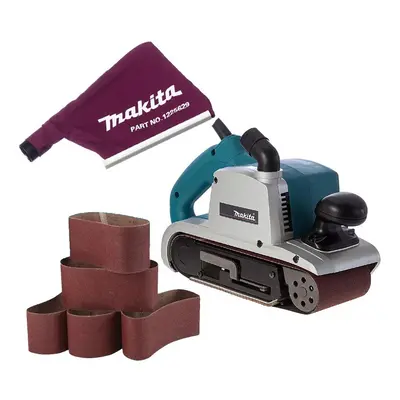 Makita 4" 100mm x 610mm Belt Sander 240v - Includes Sanding Belts