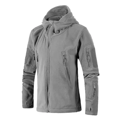 (grey, XXL) Kylebooker Tad Tactical Fishing Hunting Fleece Jacket Dfl-10