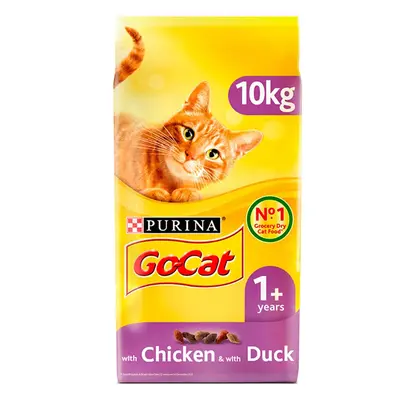 GO CAT ADULT Chicken & Duck Dry Cat Food, kg