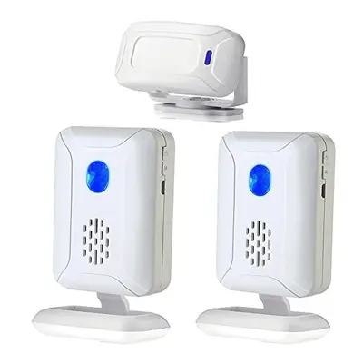 Wireless PIR Motion Sensor Detector Security Alarm Chime, Shop Store Office Home Front Door Entr