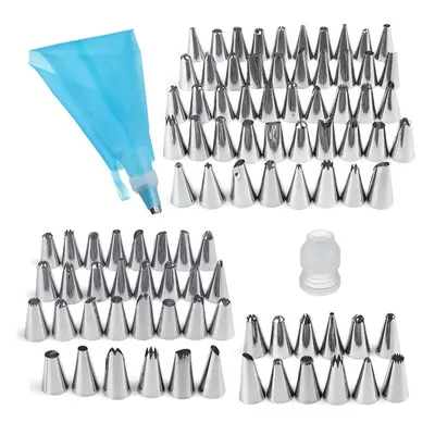 (Type D) 8/14/26/50PCS DIY Cake Set Piping Nozzles Tips Flower Pastry Decorating Cake