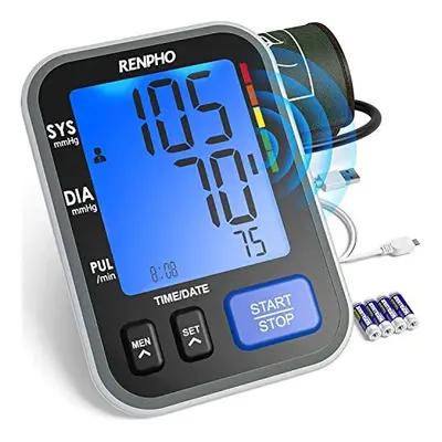 RENPHO Blood Pressure Machines for Home Use, Upper Arm Blood Pressure Monitor with Quick Accurat