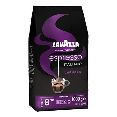 Espresso Cremoso, 100% Arabica Medium Roast Coffee Beans, 1kg Pack