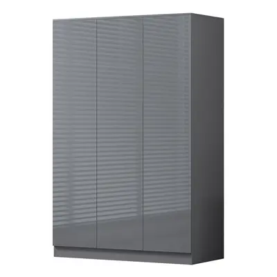 FWStyle Stora Wardrobe Door Grey Gloss Front Matt Frame