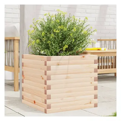 vidaXL Garden Planter 50x50x45.5 cm Solid Wood Pine