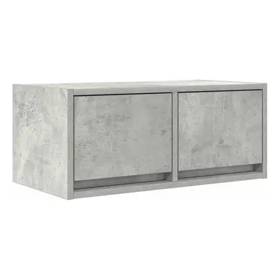 vidaXL TV Cabinet Concrete Grey 60x31x25.5 cm Engineered Wood TV bench