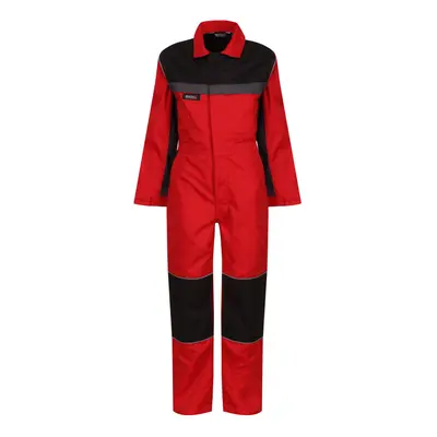 (7-8 Years, Classic Red/Black) Regatta Childrens/Kids Contrast Snap Fit Jumpsuit