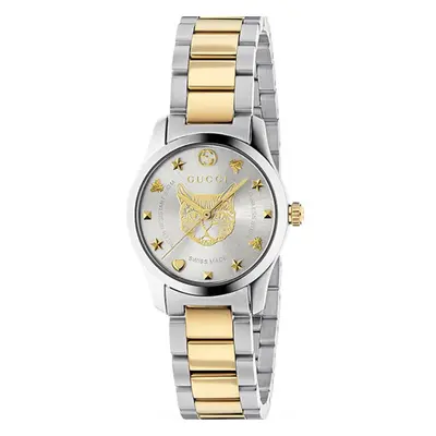 Gucci YA126596 Gold Plated Mystic Two-Tone Ladies Watch