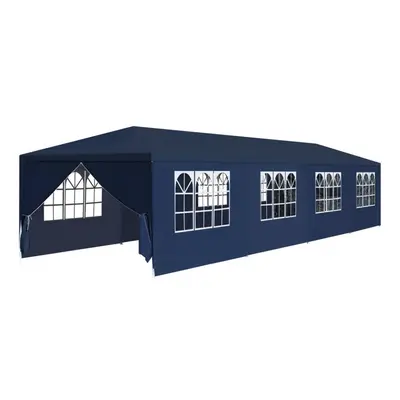 Garden Furniture Set Garden Marquee 3x12 m Blue