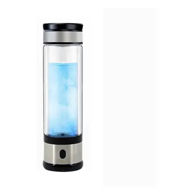 Portable Hydrogen-Rich Water Maker Electrolysis Ionizer Water Bottle Glass Cup