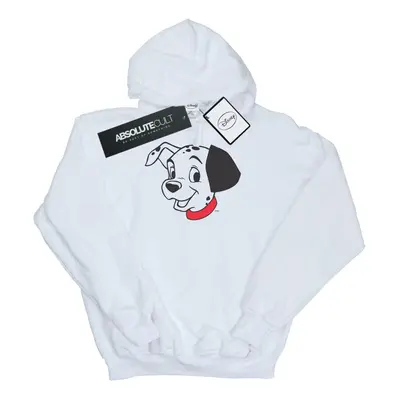 (7-8 Years, White) Disney Girls Dalmatians Dalmatian Head Hoodie