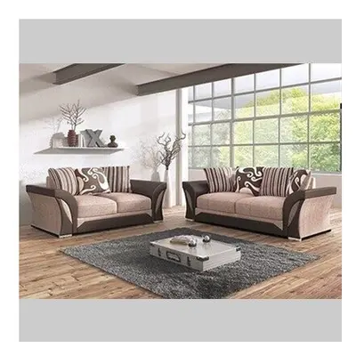 (Brown Beige, 3+2 Seater Sofa ) Mario 3+2 Seater and Corner Bedroom Luxuries Sofa