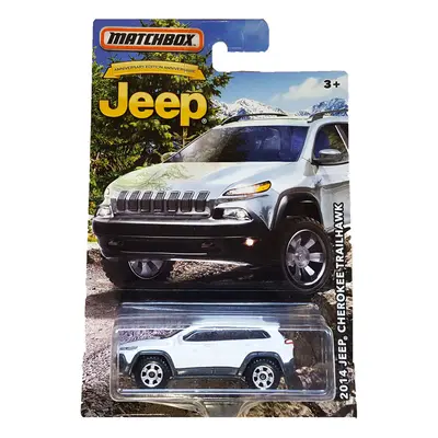 MATCHBOX LIMITED EDITION JEEP ANNIVERSARY EDITION WHITE JEEP CHEROKEE TRAILHAWK DIE-CAST