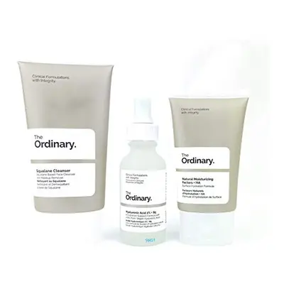 The Daily Set.Three Hydrating Formulas. Squalane cleanser(50ml)&The Ordinary Hyaluronic Acid 2% 