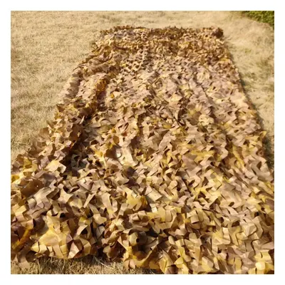 (yellow camouflage, 1.5*15m) Outdoor Camouflage Net Sun Protection For Camping Shooting Hunting 