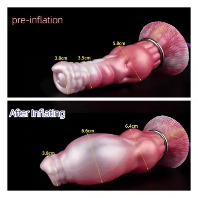 Vahppy Inflatable Dildos Large Female Masturbator Penis 16.5*6.6cm Gay Anal Expansion Simulated 