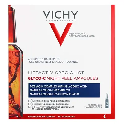 Vichy Liftactiv Glyco-C Night Peel For Dark Spots Ampoules 30's