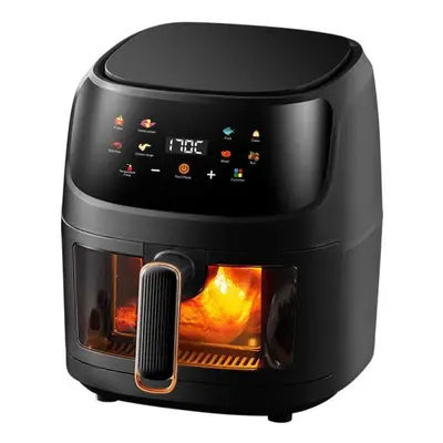 (black) Air Fryer, 8l Air Fryer Oven With Smart Cooking Programs,large Capacity Multifunctional 