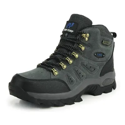 (grey, 40) Outdoor Waterproof Mountaineering Boots Men&apos;s And Women&apos;s Shoes Walking Spo