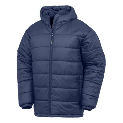 (3XL, Navy) Result Genuine Recycled Unisex Adult Recycled Padded Parka