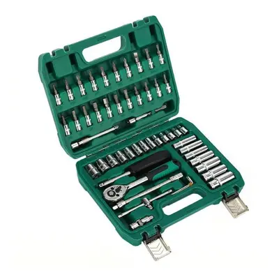 (green, Pcs(72 teeth)) Auto Toolbox Household Car Repair Kit Wrench Screwdriver Hand Tools Stora