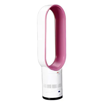 (Pink) Bladeless Fan Electric Cooling Air Tower Fans Low Noise Inch Stand Floor