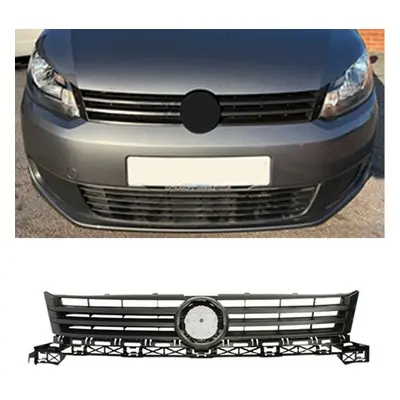 VW Caddy Front Grille Dark Grey With Grey Moulding