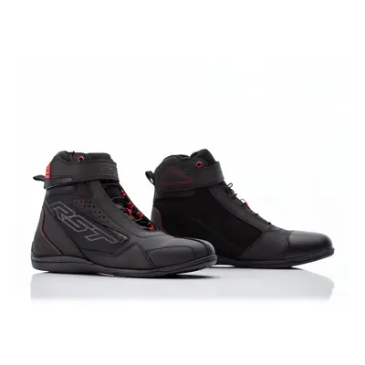 (40, Black / Red) Frontier Motorbike Motorcycle Sports Touring CE Mens Boot