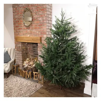 7ft 210cm Green Glenshee Spruce Artificial Christmas Tree PE and PVC Mix Natural Look