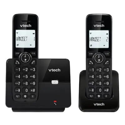 VTech CS2001 Twin Digital Cordless Home Telephone DECT Caller ID Black