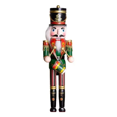 () 30cm Wooden Nutcracker Doll Soldier Vintage Handcraft Decoration Christmas Gifts