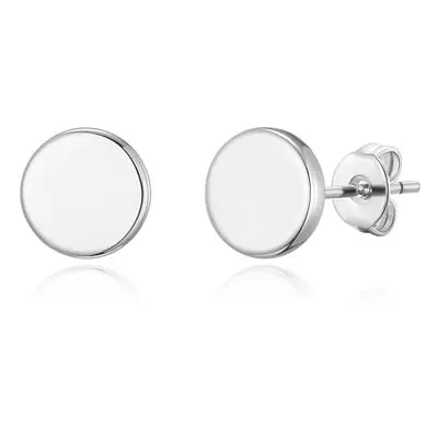 Philip Jones Silver Plated Round Dot Stud Earrings