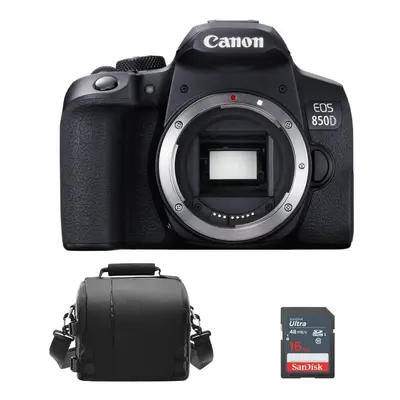 CANON EOS 850D Body Black + camera Bag + 16GB SD card