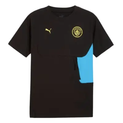 (L) Man City Pumatech Pocket Tee (Black)