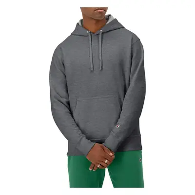 Champion Powerblend Fleece Comfortable Hoodie Sweatshirt For Men Reg. Or Big & Tall Granite Heat