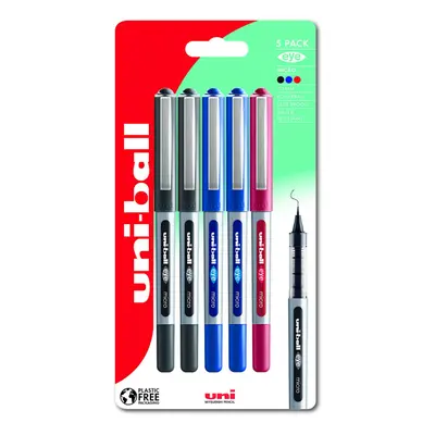 UB-150 Eye Rollerball Pens. Premium Micro 0.5mm Ballpoint Tip for Super Smooth Handwriting, Draw